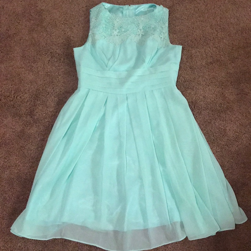 Mint Green semi formal.